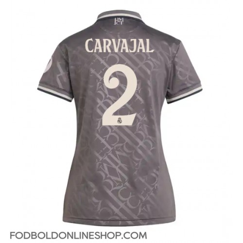 Real Madrid Daniel Carvajal #2 Tredjetrøje Dame 2024-25 Kortærmet